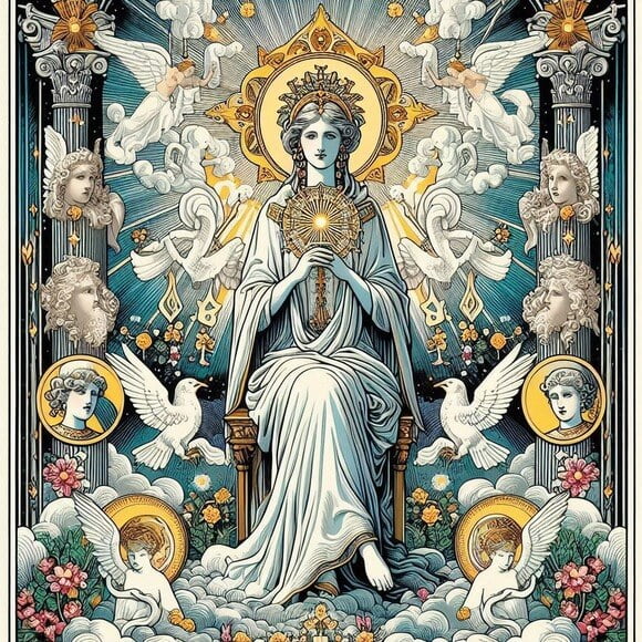 Simbolismo de A Sacerdotisa no tarot
