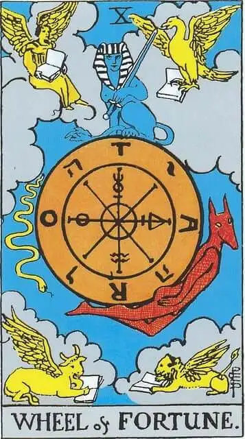 a roda da fortuna no tarot
